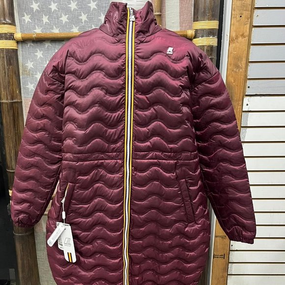 K-Way Jackets & Blazers - NWT K-Way by kappa Italy MARIANNE LIGHT THERMO TUBE coat long jacket warm